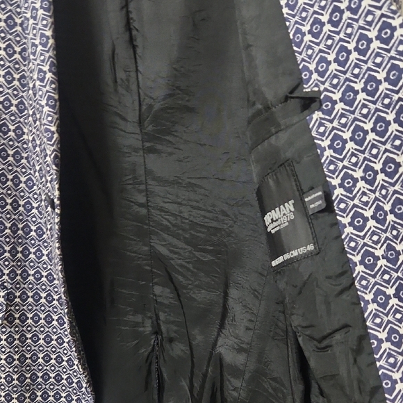 Topman Geometric Blazer - Blue and White - Picture 4 of 5